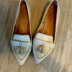 Vintage white loafers